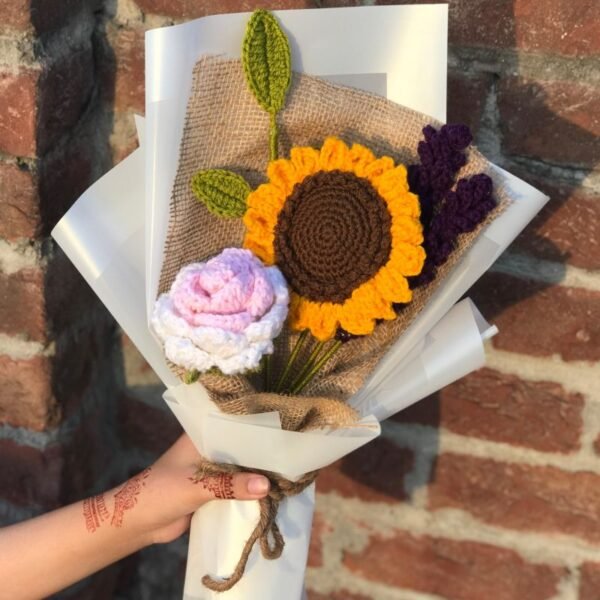 Handcrafted Rustic Floral Bouquet - Whispers of Spring - Image 3