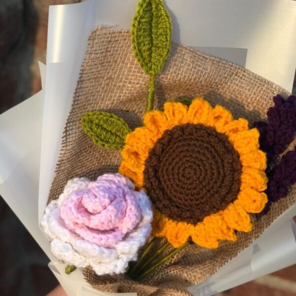 Handcrafted Rustic Floral Bouquet - Whispers of Spring - Image 4