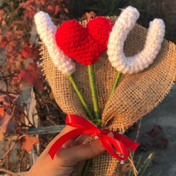 Handcrafted I Love You Bouquet - Image 3