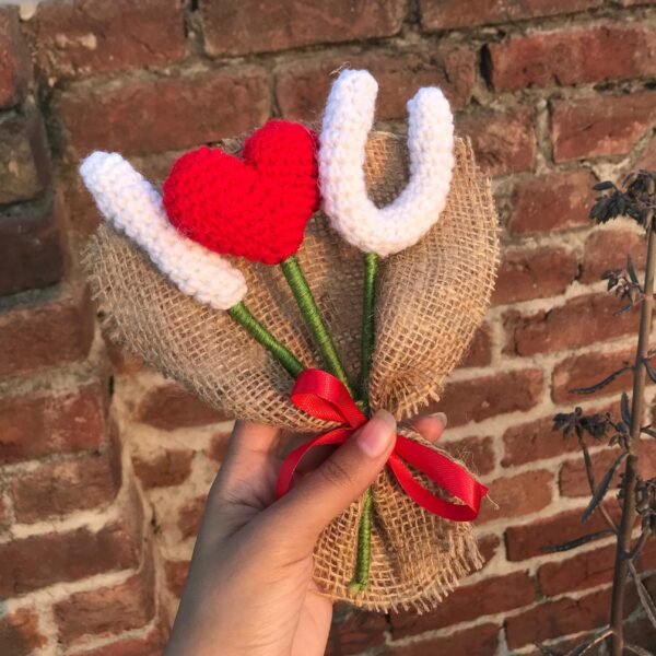 Handcrafted I Love You Bouquet - Image 4