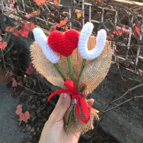 Handcrafted I Love You Bouquet - Image 6