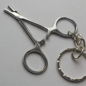 Needle-Holder-Silver-Keychain