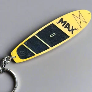 Custom Acrylic Surfboard Keyring Gift