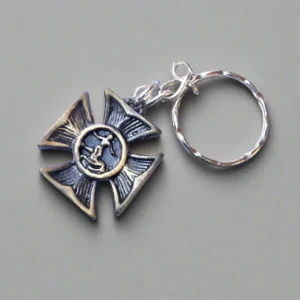 surfer-Cross-keyring-Antique