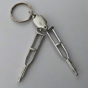 crutches-keyring