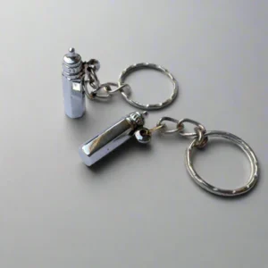 miniature feeding bottle keychain