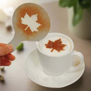 Cappuccino Coffee Chocolate Stencil Set