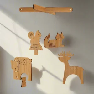 Wooden Zoo Animal Kids Chimes