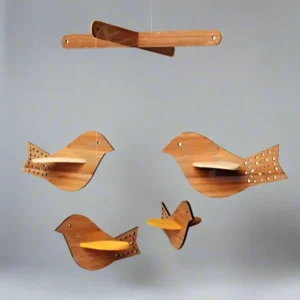 Wooden Bird Chimes for Kids