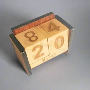 Mini Desktop Perpetual Calendar Display