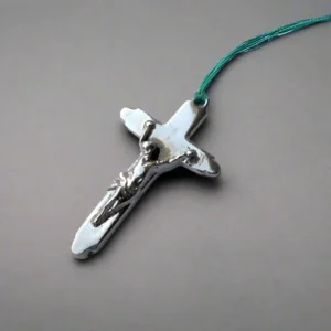 Christian Crucifix Metal Charm Pendant