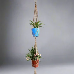 Handmade Double Macramé Plant Hanger