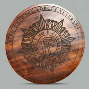 Custom Rosewood Round Plaque Awards