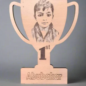 Custom Affordable Plywood Picture Trophy