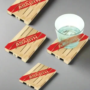 Custom Pallet Coaster Set Four